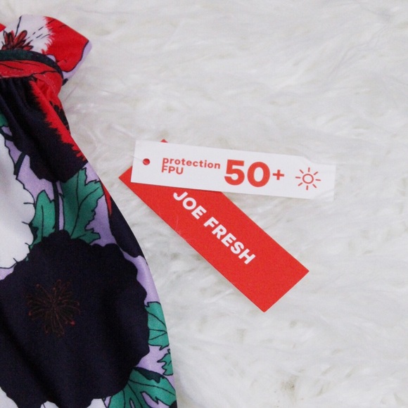 NWT Baby Girls Smocked Purple One-piece Swimsuit - Picture 4 of 7